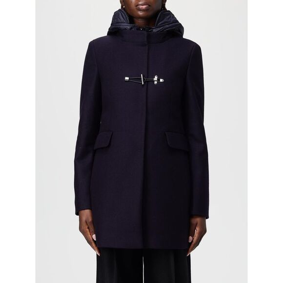 Fay Coat Woman Petroleum Blue